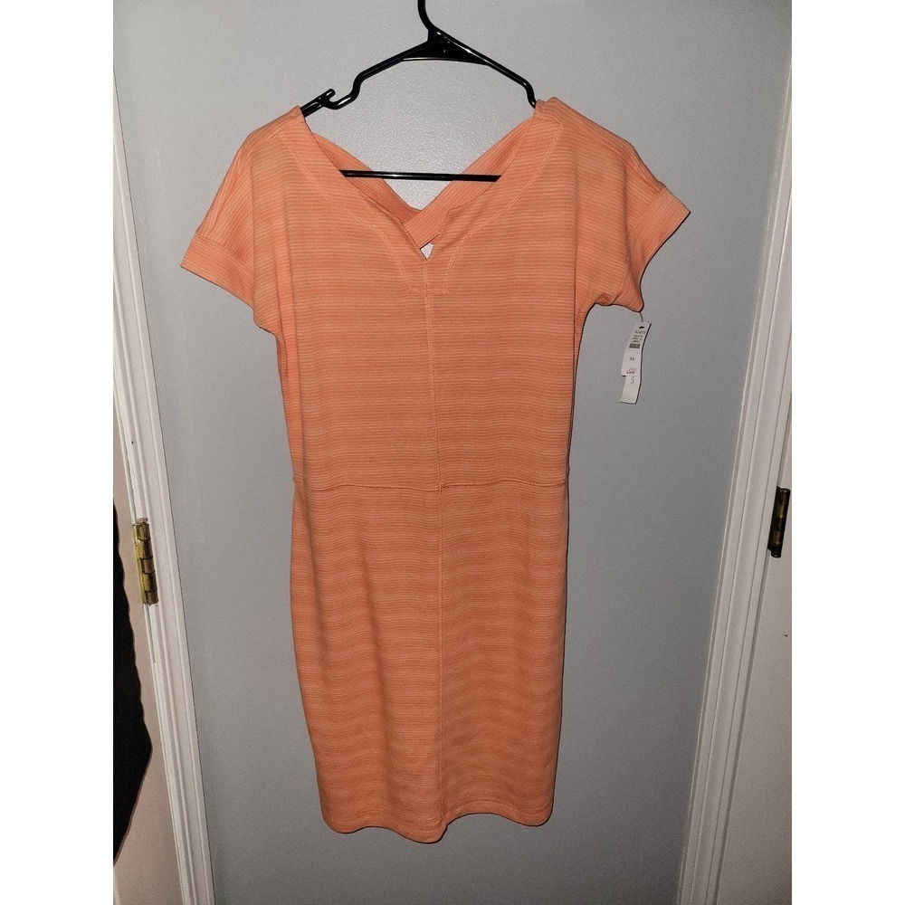 NWT Orange sun Dress upf50 xs talbots